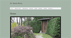 Desktop Screenshot of drkarenberry.com